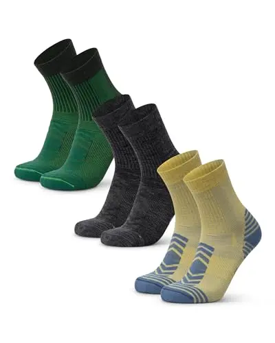 DANISH ENDURANCE light merino wool hiking socks showing breathable design