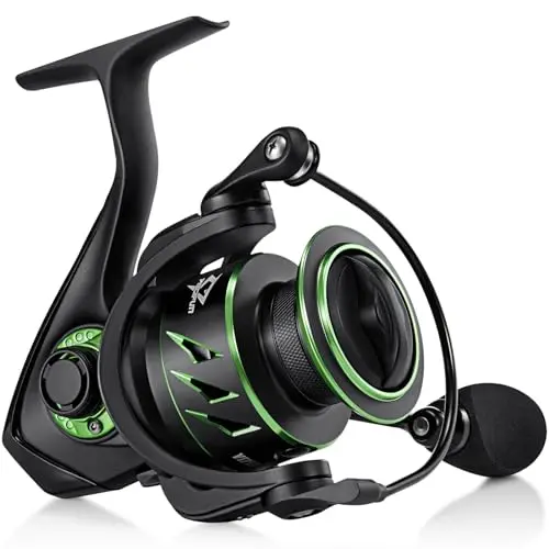Piscifun Viper X ultralight spinning fishing reel in green