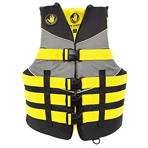 Body Glove Method nylon life jacket in black with adjustable straps