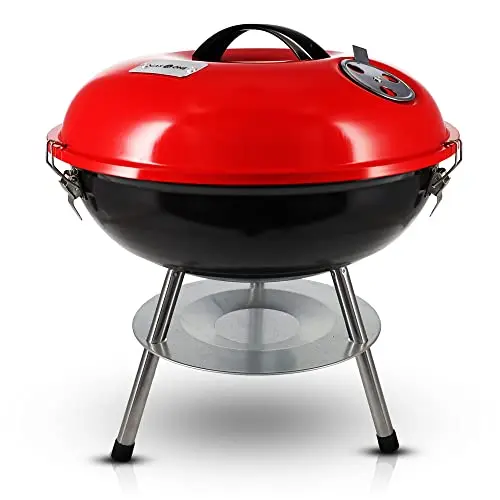 Gas One portable charcoal grill with locking lid