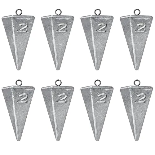 TKHDBF pyramid fishing weights for surf fishing