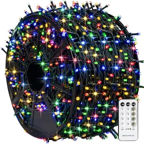 TW SHINE long Christmas string lights with remote
