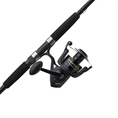 PENN Wrath II 10-foot fishing rod and spinning reel combo for surf fishing