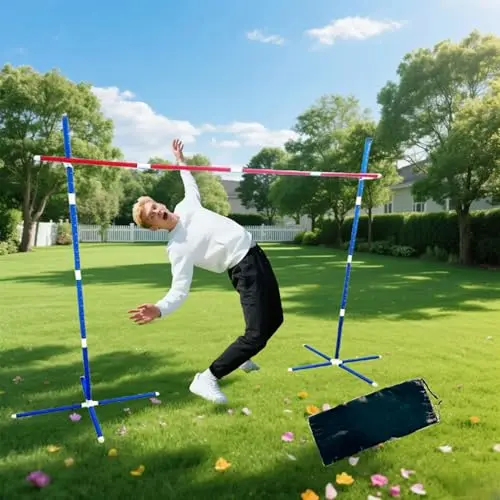 NUOERSAI limbo game set with adjustable pole