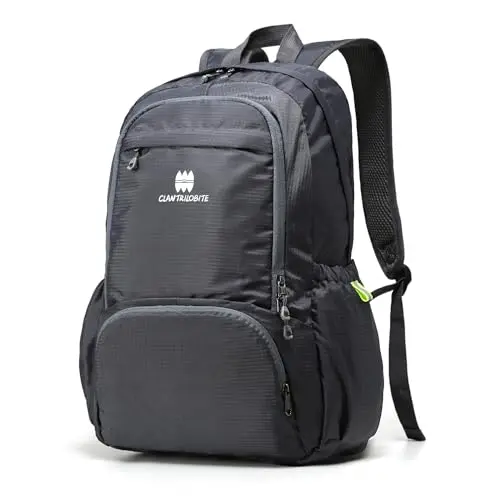 CLANTRILOBITE waterproof travel backpack with anti-theft features