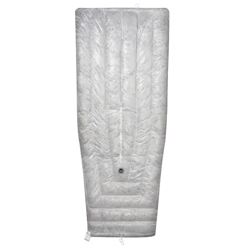 WIND HARD Tiny PRO ultralight down sleeping quilt in gray color