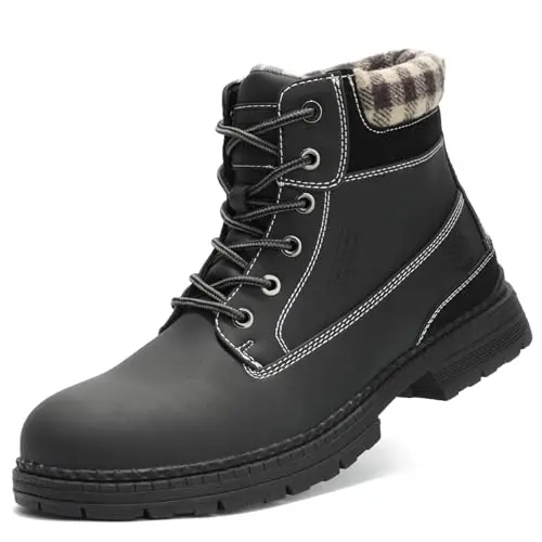 ANJOUFEMME winter hiking boots on snowy path