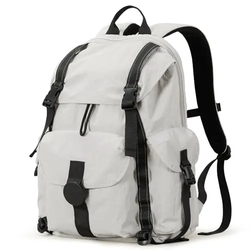 mixi ergonomic travel backpack with luggage strap
