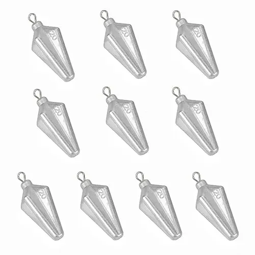 Magnoloran four corner pyramid sinkers for surf fishing