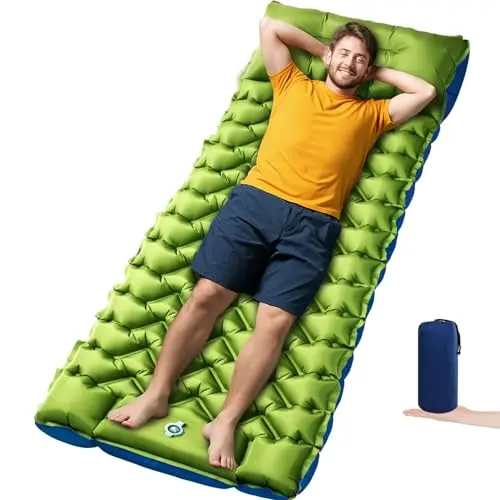 Oramoose ultralight sleeping pad with built-in pillow